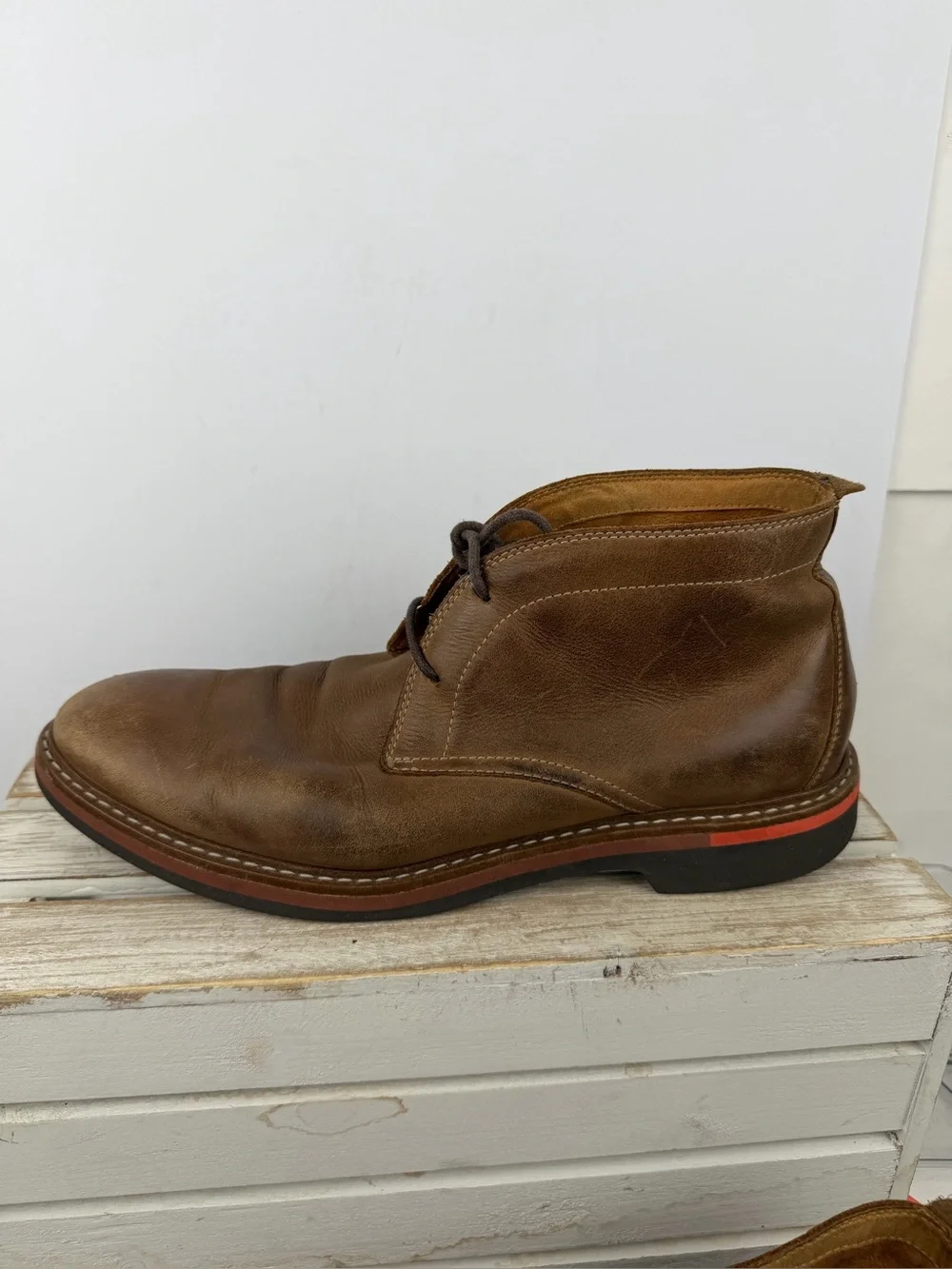 Cole Haan York Grand 360 Chukka boots in a rich brown leather size 10M